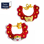 【Truly House】吉祥喜氣寵物圍脖 項圈 狗狗項圈 貓咪項圈 過年項圈 新年項圈 超值兩入組 (兩款任選) 財神+元寶
