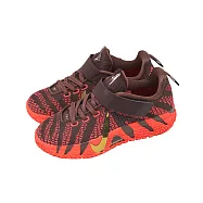 Nike 籃球鞋 JA 3 CNY PS 中童鞋 棕 紅 魔鬼氈 小朋友 緩震 運動鞋 IB4772-200 16.5cm BROWN/RED