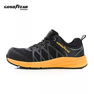 【Goodyear 固特異】玄鐵 男款 認證塑鋼頭防護鞋 / GAMX53994 JP25.5 黑黃