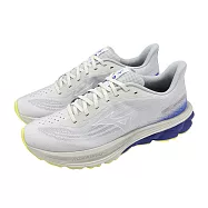 Mizuno 美津濃 慢跑鞋 Wave Skyrise 7 男鞋 白 藍 緩震 運動鞋 J1GC2609-02 28cm WHITE/BLUE