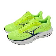 Mizuno 美津濃 慢跑鞋 Wave Inspire 22 男鞋 支撐 螢光黃 扁平足 運動鞋 J1GC2644-02 27.5cm YELLOW/NAVY