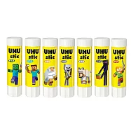 【德國 UHU】德國UHU Minecraft 麥塊 口紅膠 安全無毒口紅膠 小容量 8.2g 圖案隨機 /支 UHU-086