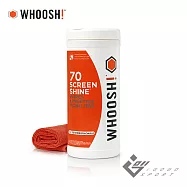 WHOOSH 螢幕清潔濕巾 罐裝抽取式 (70抽)