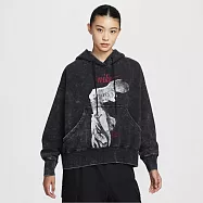 NIKE AS W NSW GFX FLC OS PO HD GCEL 女 連帽上衣 IO0489010 S 黑色