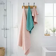 【雲御織】MIT台灣製 抗菌 防霉 厚實手感 特波麗 浴巾 厚款 櫻花粉