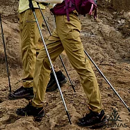 【ATUNAS 歐都納】女款防曬輕量彈性長褲/大尺碼A1PAGZ03W- S 深棕褐