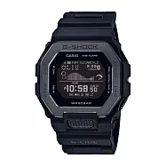 CASIO卡西歐 G-SHOCK衝浪小子的藍牙魅力數位運動腕錶-黑-GBX-100NS-1