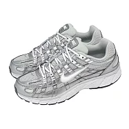 Nike 休閒鞋 Wmns P-6000 女鞋 灰 白 復古 緩震 運動鞋 IO3496-001 25.5cm GREY/WHITE