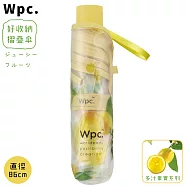 日本Wpc.多汁果實系列輕便好收納三段式摺疊傘PT-JF00(半透明傘面;玻璃纖維傘骨;直徑86cm)折疊傘折傘PU雨傘