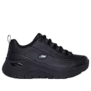 Skechers 思克威爾 Arch Fit 2.0 SR [108268BLK] 女 工作鞋 止滑 保護 黑 25.5cm 黑