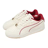 Puma 休閒鞋 Caven III 馬年 男女鞋 CNY 新年 米白 紅 馬蹄鞋帶扣 406787-01 28cm WHITE/RED