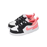 Nike 休閒鞋 Jordan 1 Low ALT TD 小童鞋 學步鞋 白黑粉 喬丹 DR9747-025 15cm WHITE/BLACK