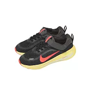 Nike 慢跑鞋 Stellar Ride PSV 中童 小朋友 黑 橘 魔鬼氈 緩震 HQ3267-006 17cm BLACK/BRIGHT CRIMSON