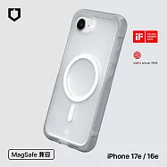 犀牛盾 iPhone 17e/16e 共用 AirX MagSafe兼容 極致氣墊緩衝磁吸防摔手機殼- 流變灰