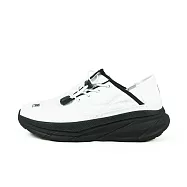 Fila 斐樂 Quilted [5-C346A-110] 女 休閒鞋 懶人鞋 麵包鞋 套入式 無鞋帶 白 黑 24cm 白/黑