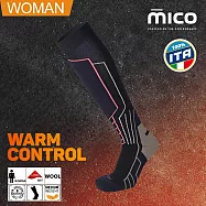 MICO 女羊毛滑雪襪 CA0227/002深藍/保暖/透氣/舒適 S 002深藍