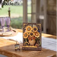 ArtLife 藝術生活DIY袖珍小屋_【TH002】若來 梵谷向日葵 ( 微縮 袖珍 模型 DIY 交換禮物)