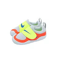 Nike 休閒鞋 Swoosh 1 Essential TD 小童 學步鞋 灰 無鞋帶 HV5043-601 13cm GREY/ORANGE