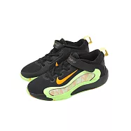 Nike 籃球鞋 Isofly SE PS 中童 小朋友 黑 綠 魔鬼氈 運動鞋 IQ0822-001 18cm BLACK/GREEN