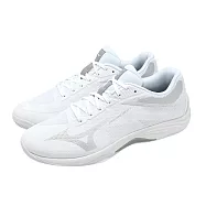Mizuno 美津濃 排球鞋 Lightning Select 男鞋 女鞋 白 銀 包覆 支撐 V1GA2670-51 25.5cm WHITE/SILVER
