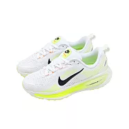 Nike 慢跑鞋 Vomero 18 GS 中大童鞋 女鞋 白 螢光色 小朋友 運動鞋 HQ2157-110 23.5cm WHITE/BLACK