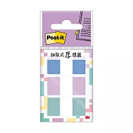 3M 狠黏 抽取式超厚三色標籤12個/包 686-COAST