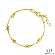 【點睛品】閃耀五福 黃金手鍊_計價黃金