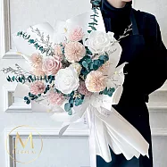 【Floral M】優雅法式女神永生花束