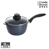 康寧餐具WORLD KITCHEN 大金藍寶石鑄造不沾單柄鍋- 18cm(含蓋)