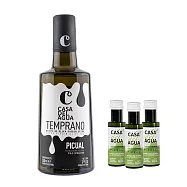 西班牙特級冷壓初榨橄欖油 莊園頂級款 500ml+歐嘉職人款橄欖油25mlx3