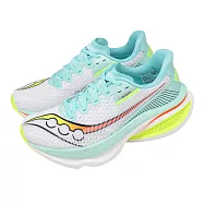 Saucony 索康尼 競速跑鞋 Endorphin Azura 女鞋 男鞋 白 彩 緩震 推進 慢跑鞋 S11070124 24.5cm WHITE/SPLASH