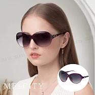 ME&CITY 時尚祕戀水滴鑲鑽太陽眼鏡 抗UV400 (ME 120011 H231)