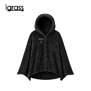 igrass outdoor 加熱披肩毛毯 暖霧灰