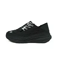 Fila 斐樂 Quilted [5-C346A-001] 女 休閒鞋 懶人鞋 麵包鞋 套入式 無鞋帶 舒適 黑 24.5cm 黑