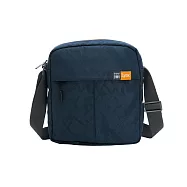 Lynx - 美國山貓簡約時尚男士單層直式斜背側背包(中) - 多色可選 深藍