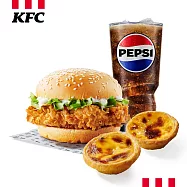 (電子票) 肯德基 咔啦雞腿堡點心可樂 喜客券【受託代銷】