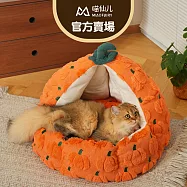【喵仙兒】燈芯絨南瓜寵物睡窩