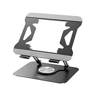 筆電支架 旋鈕版 重量級筆電/大型平板適用 散熱筆電架 鋁合金 升降平板架 筆記型電腦增高架 銀色