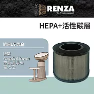 適用 LG 樂金 AeroCatTower 空氣清淨機 喵太座 HEPA+活性碳 濾網 濾芯 濾心