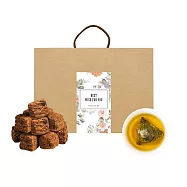 順便幸福-午茶禮盒-可可司康脆脆+香韻桂花烏龍茶包(餅乾 零食 甜點) 無 D+7出貨