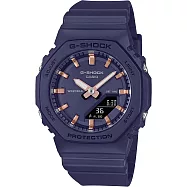 CASIO 卡西歐 G-SHOCK 八角魅力無法擋雙顯運動腕錶-藍-GMA-P2100M-2A