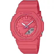 CASIO 卡西歐 G-SHOCK 八角魅力無法擋雙顯運動腕錶-紅-GMA-P2100-4A