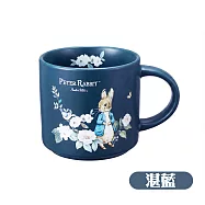 【PETER RABBIT 比得兔】比得兔420ml手感陶瓷馬克杯-英倫復古風(2款可選-湛藍/月光白) 湛藍
