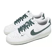 Nike 休閒鞋 Wmns Court Vision Lo NN 女鞋 白 綠 小白鞋 復古 板鞋 23cm WHITE/GREEN