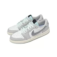 Nike 童鞋 Air Jordan 1 Low OG PS 中童 CNY 新年 蛇年 休閒鞋 AJ1 灰 20cm WHITE/GREY
