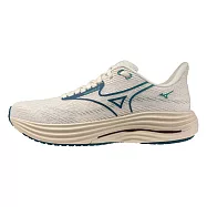 Mizuno 美津濃 Wave Rider 29 [J1GC250582] 男 慢跑鞋 跑鞋 路跑 卡其 綠 27cm 卡其/綠