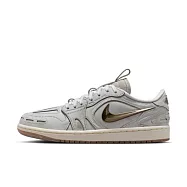 Nike 耐吉 WMNS Air Jordan 1 MM Low V3 [IM6662-181] 女 運動休閒鞋 山峰白 23.5cm 灰/金