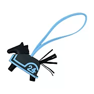 Hermes 愛馬仕Rodeo Robeo PM小羊皮24號賽馬吊- 黑色/ 沼澤綠/ 天藍色