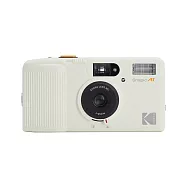 【Kodak 柯達】Snapic A1 35mm 復古光學雙焦三鏡底片相機 象牙白