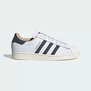 Adidas Superstar [ID4685] 男女 休閒鞋 運動 經典 復古 貝殼頭 丹寧 皮革 奶油底 百搭 白 28.5cm 白/黑